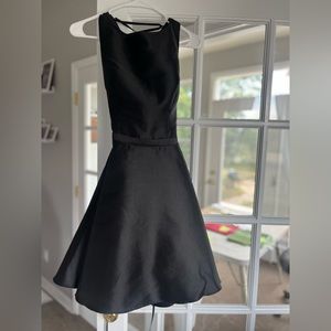 Black sleeveless homecoming dress